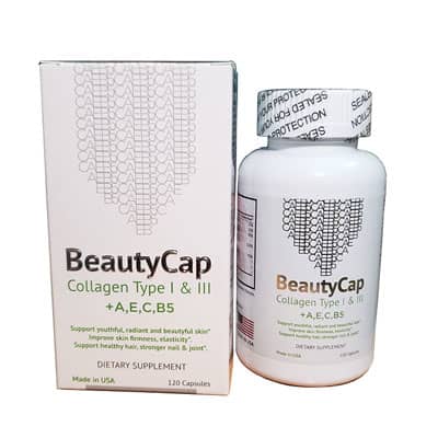 Viên uống bổ sung Collagen BeautyCap giúp làm đẹp da chống lão hoá