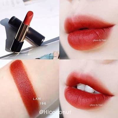 Son môi Lancôme L'Absolu Rouge Lipstick 196 Orange Sanguine