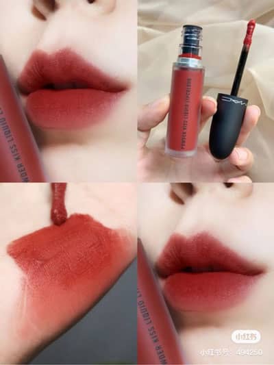 Son môi MAC Powder kiss liquid 991 Devoted to chilli
