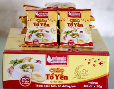 Cháo tổ yến vị thịt bằm Khánh Hòa Nutrition