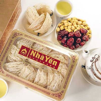 Tổ Yến trắng sơ chế Nhà Yến