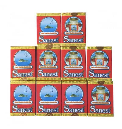 10 hũ nước yến sào Sanest có đường