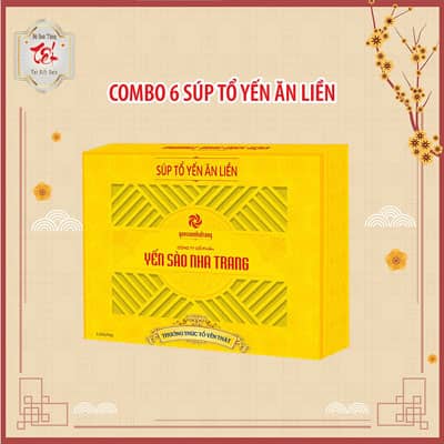 Combo 6 súp tổ yến ăn liền – Yến sào Nha Trang