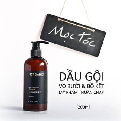 Dầu gội đầu vỏ bưởi & bồ kết Herbario (300ml)