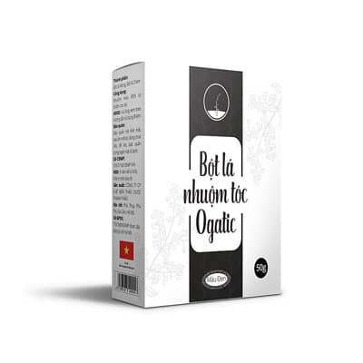 Thuốc nhuộm tóc bột lá Ogatic