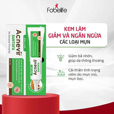 Kem trị mụn Acnevir Santafa
